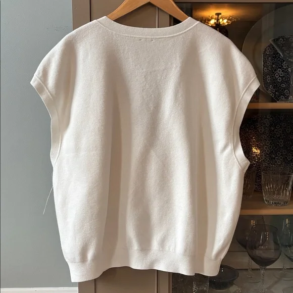 Anthropologie Maeve Slouchy Cardigan Sweater in Ivory, XL, NWT - Picture 7 of 10